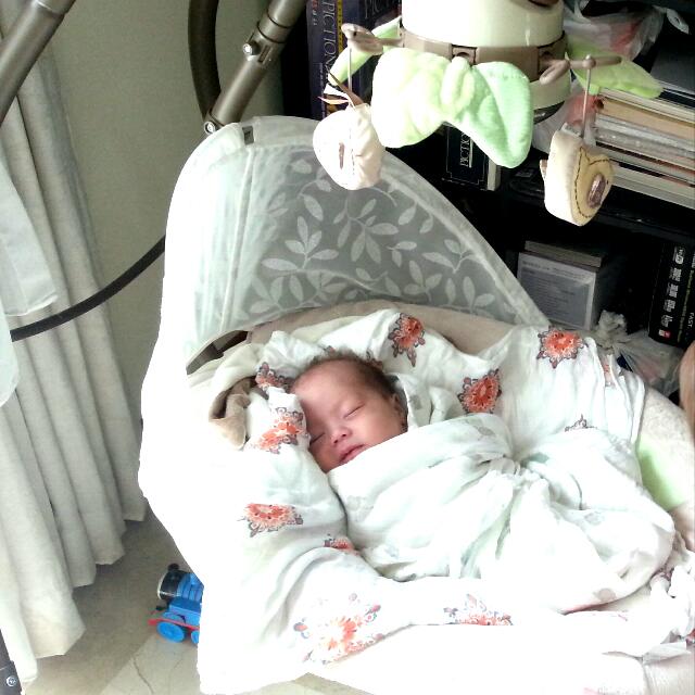Fisher Price My Little Snugabunny Cradle N Swing With