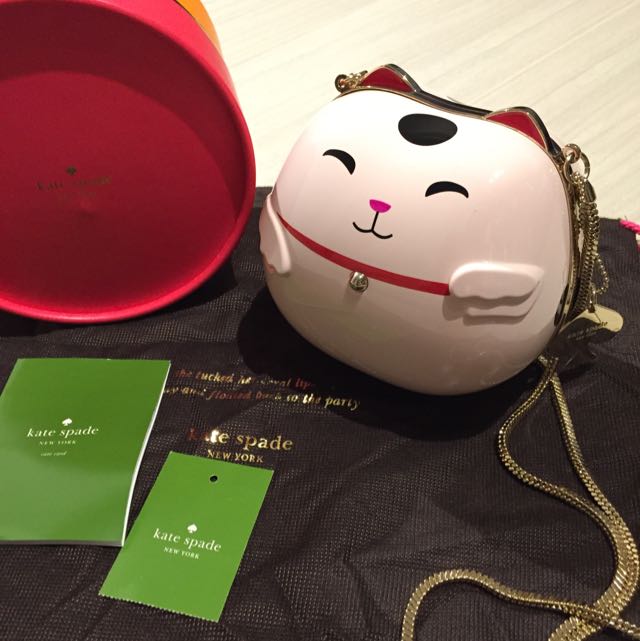 Kate Spade Hello Tokyo Cat Clutch Luxury On Carousell