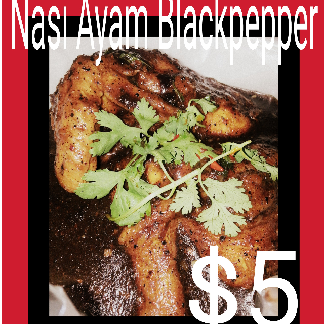 Nasi Ayam Goreng Berempah Blackpepper Everything Else On Carousell