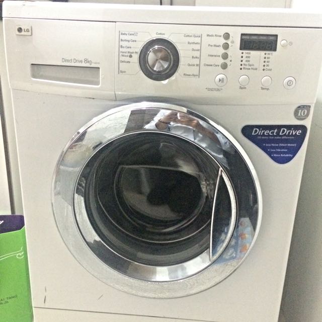 LG Washing Machine 8kg DD Motor 10 Years Warranty, TV & Home