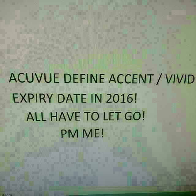 Acuvue Define, Beauty & Personal Care, Face, Face Care on Carousell