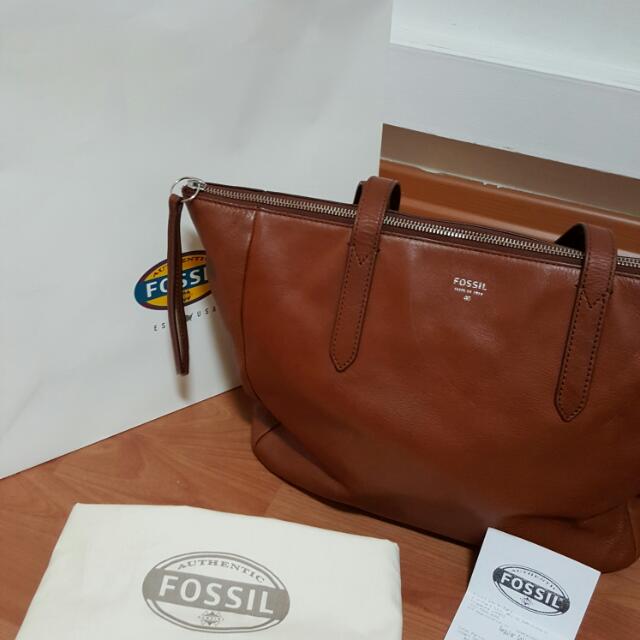 fossil shopping bag