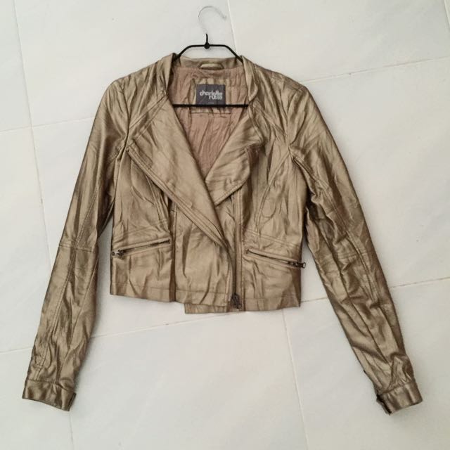 Charlotte russe leather jacket online
