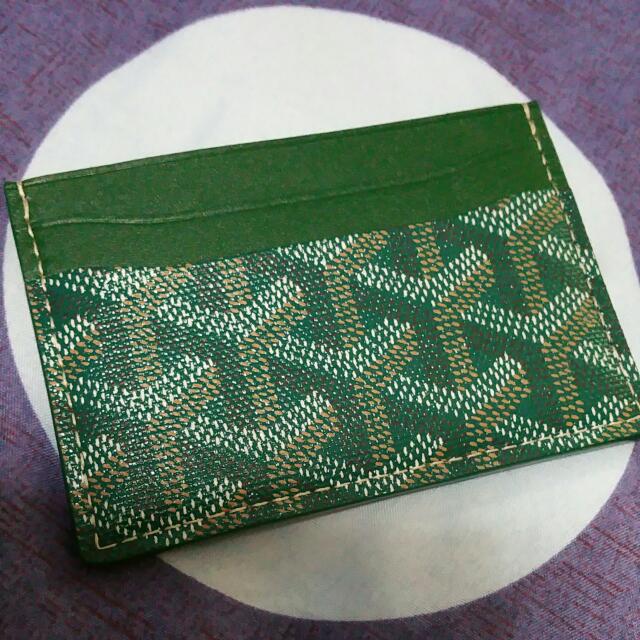 Goyard in green color authentic, Luxury, Bags & Wallets on Carousell