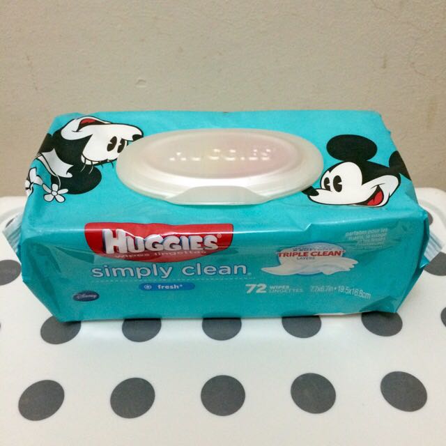 Huggies simply clean wipes fresh scent top