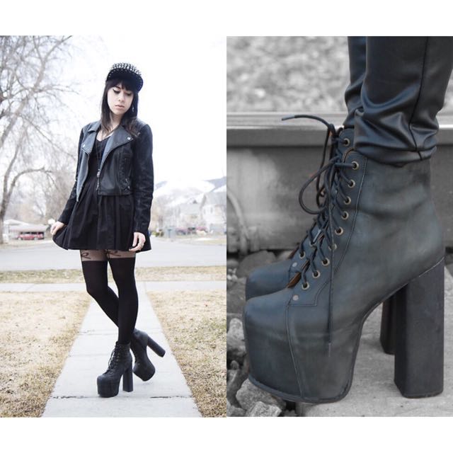 Jeffrey Campbell Big Lita ( Black 