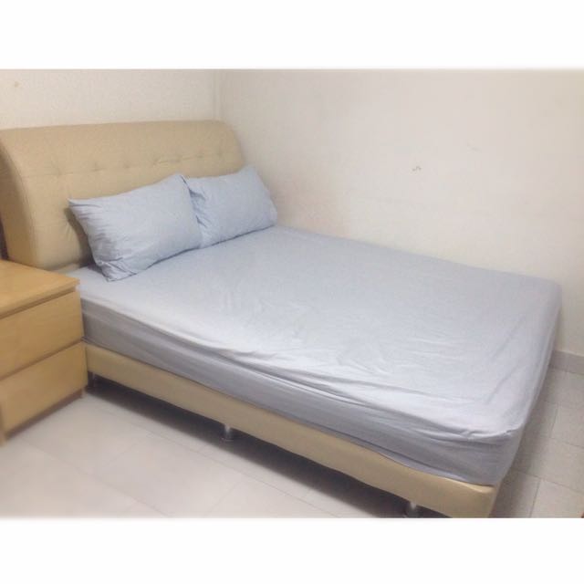 King Koil Queen Size Bed Mattress Frame Furniture Home Living Frames Mattresses On Carou King Koil Queen Size Bed Mattress, King Koil Queen Size Bed Frame
