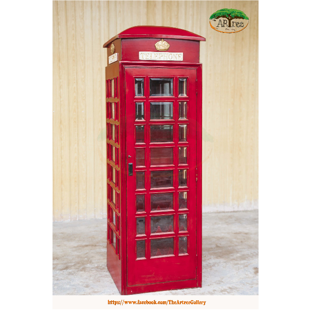London Phone Booth Wine Cabinet Furniture On Carousell