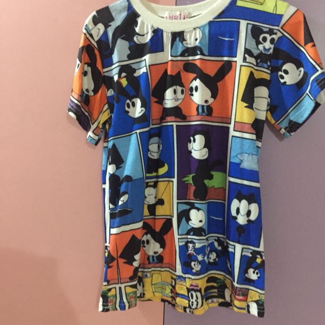 Vintage Felix The Cat Shirt Women S Fashion On Carousell