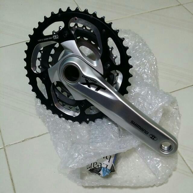 shimano xt m780 10 speed triple chainset