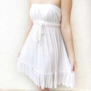 [ disc 15%: 42.500] white tube dress