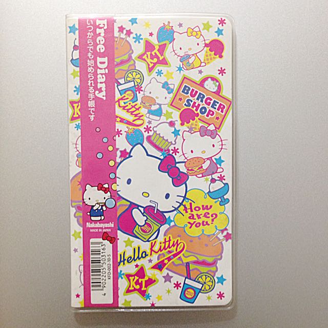 日本 Hello Kitty 手帳記事本 可以自行標年月日 日本偶像在旋轉拍賣