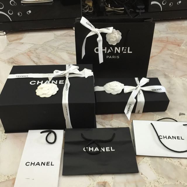 Chanel paper bag, Luxury, Bags & Wallets on Carousell