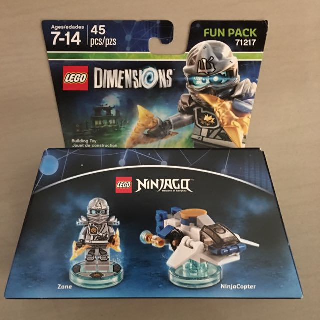 Ninjago Lego Dimensions Zane and Ninja Copter Fun Pack 71217 new 