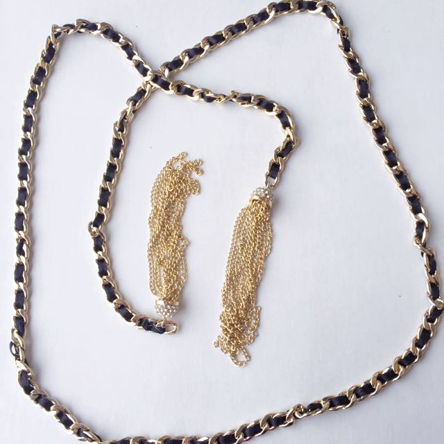 Chanel Inspired Chain Belt Women s Fashion Watches Accessories Belts on Carousell