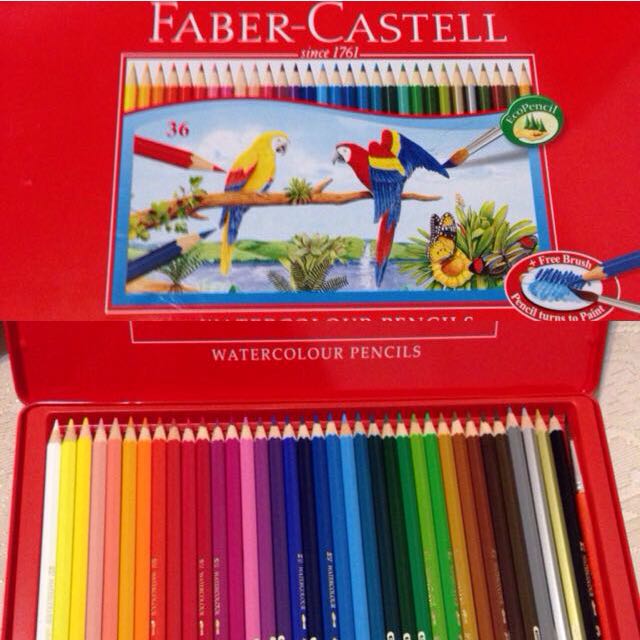 二手輝柏FABER-CASTELL 36色水性色鉛筆, 手作設計在旋轉拍賣