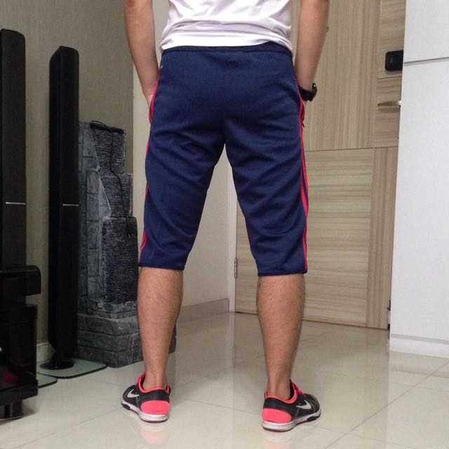 Temp Sold Out Manchester United Training Pants Football Soccer Man U Man Utd Shorts 3 4 Pants Sweat Pants Adidas Home Away Third Sports On Carousell