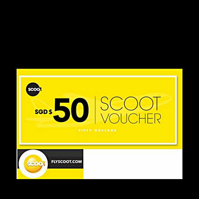 Scoot 50 Voucher, Tickets & Vouchers, Vouchers on Carousell