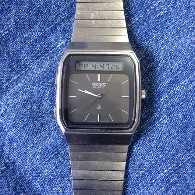 Seiko Hybrid Analog Digital Wristwatch Luxury Watches on Carousell