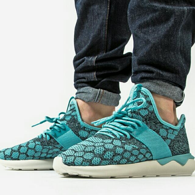 Adidas tubular primeknit blue spice Clearance