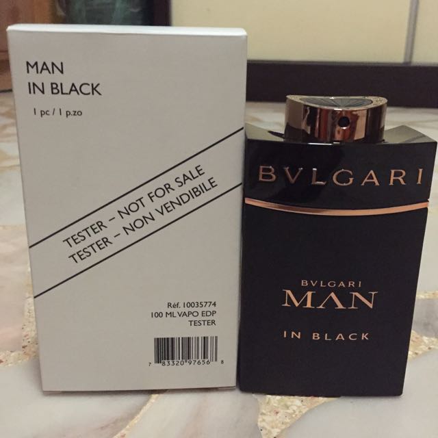 bvlgari black tester
