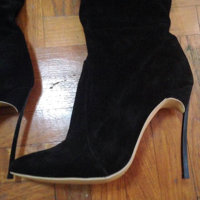 Casadei blade discount ankle boots
