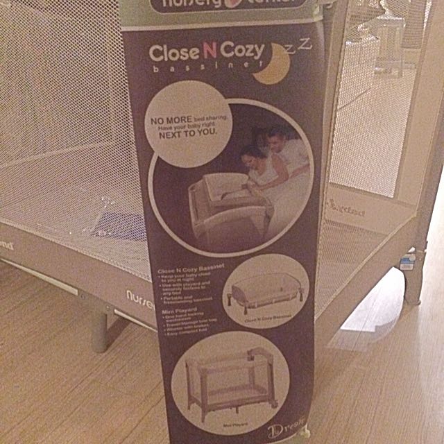 Close N Cozy Bassinet Mini Playard Babies Kids Infant Playtime on Carousell