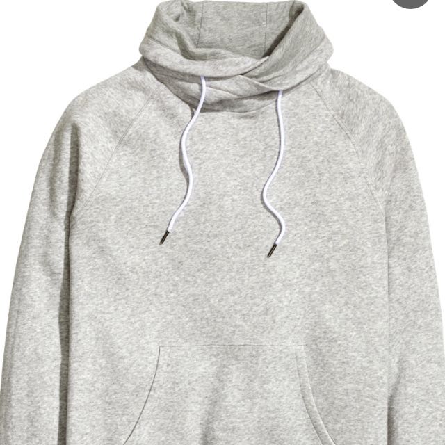Funnel collar hoodie best sale h&m