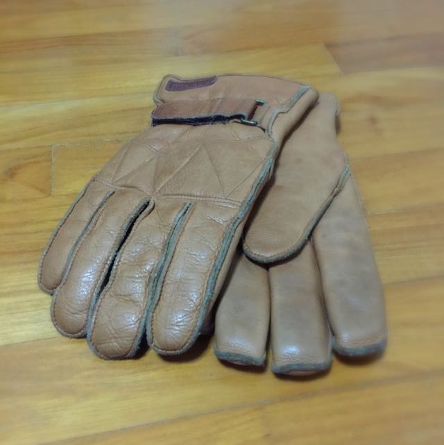 calf leather gloves