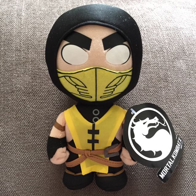 Scorpion Mortal Kombat Plush Toy, Hobbies & Toys, Toys & Games on