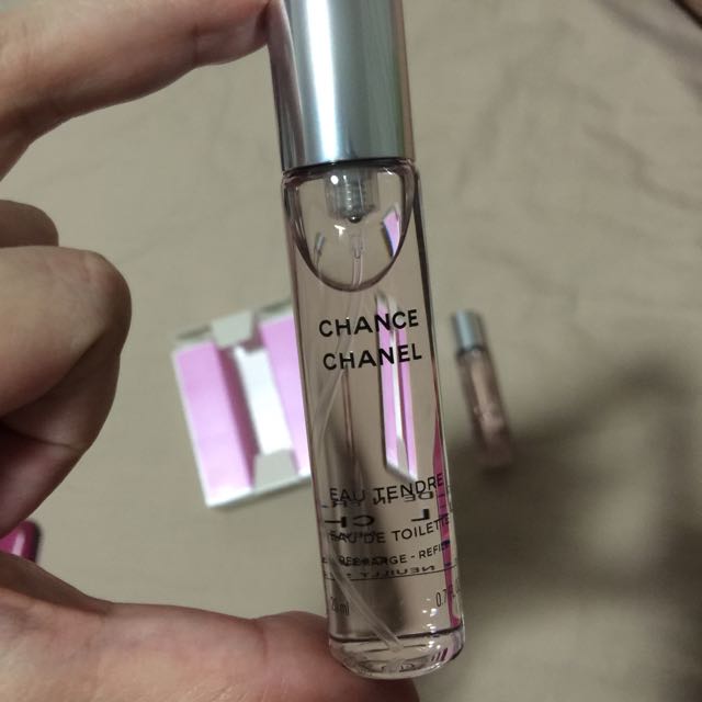 Chanel Chance Eau Tendre EDT Twist & Spray Refills, Beauty