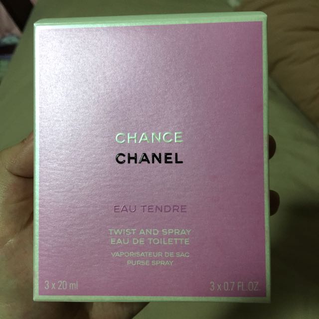 Chanel Chance Eau Tendre EDT Twist & Spray Refills, Beauty