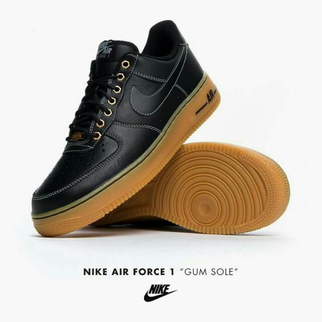 nike air force with gum sole