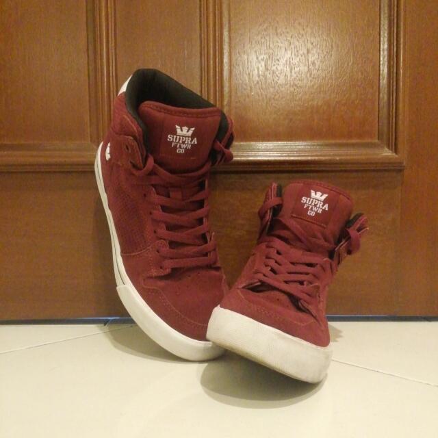 Maroon supra shoes online