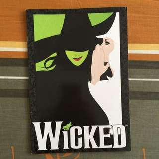 "Wicked" Broadway Souvenir Programme