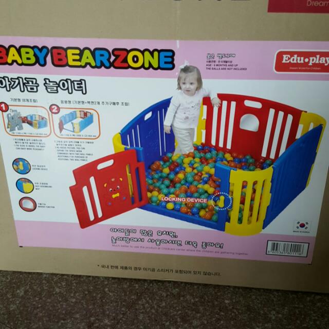 Baby bear zone play yard sales