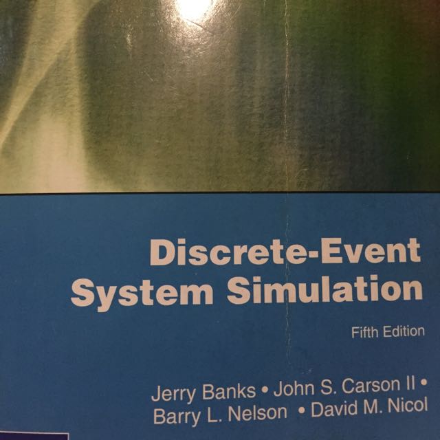 Discrete Event System Simulation 5th Edition Hobbies Toys Books Magazines Textbooks On Carousell
