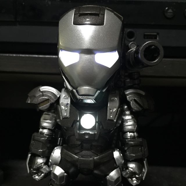 grey iron man toy