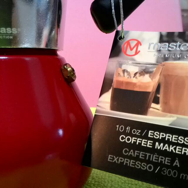 Brand New Masterclass Stove Top Espresso Maker 10 fl oz, TV & Home