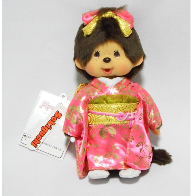 Last Piece! Monchhichi 256334 - Monchhichi Gala Kimono Girl (20cm 