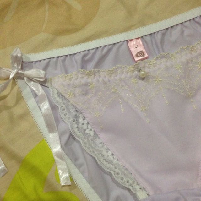 Risa Magli Purple Lilac Side Tie Lace 
