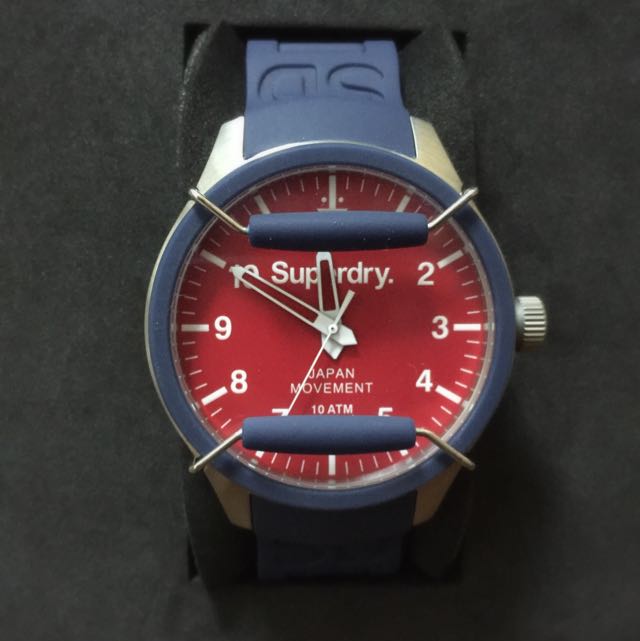 Superdry Scuba Watch Red Blue Mobile Phones Gadgets Wearables Smart Watches on Carousell