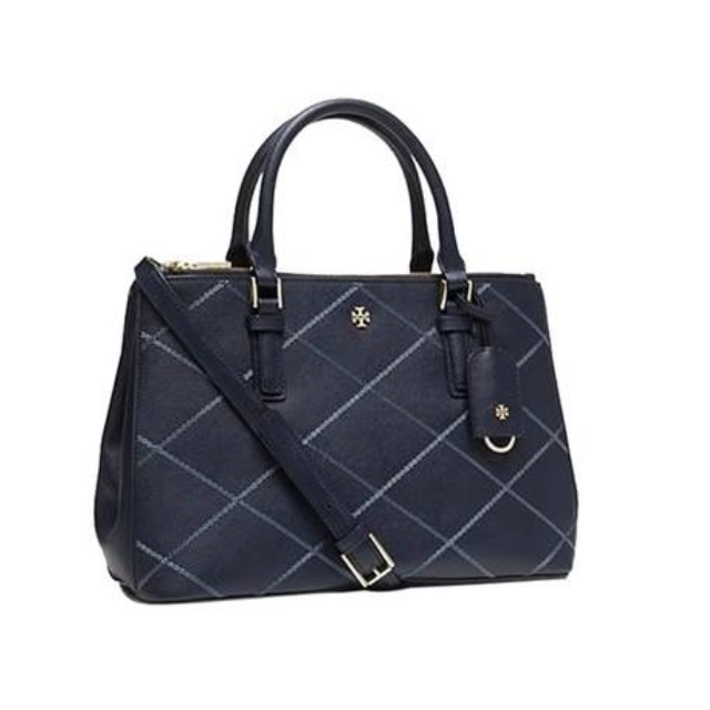 Tory Burch, Bags, Tory Burch Robinson Stitched Mini Doublezip Tote