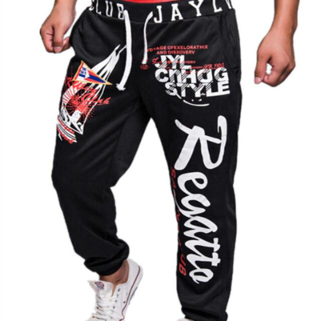 printed joggers for men