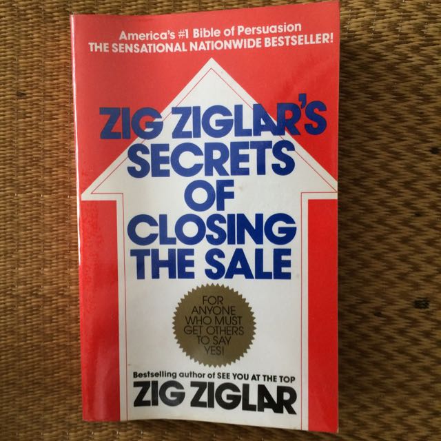Zig Ziglar S Secrets Of Closing The Sale Books Stationery On