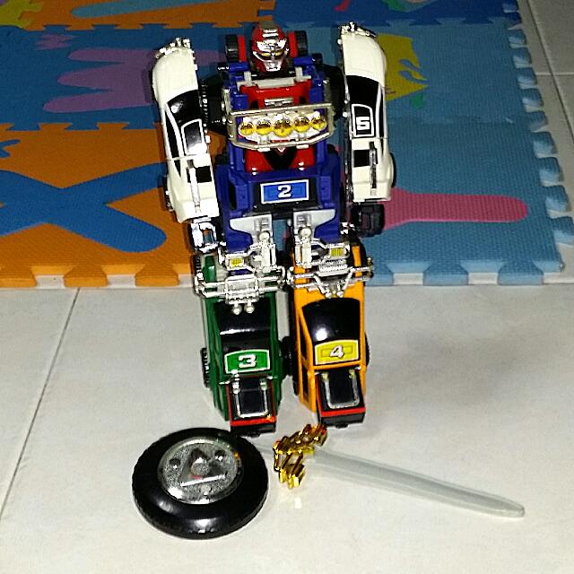 Carranger RV DX Megazord Year 1996 Original Bandai Power Rangers Japanese  Turbo Tokusatsu Sentai Version