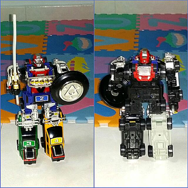 Carranger RV DX Megazord Year 1996 Original Bandai Power Rangers Japanese  Turbo Tokusatsu Sentai Version