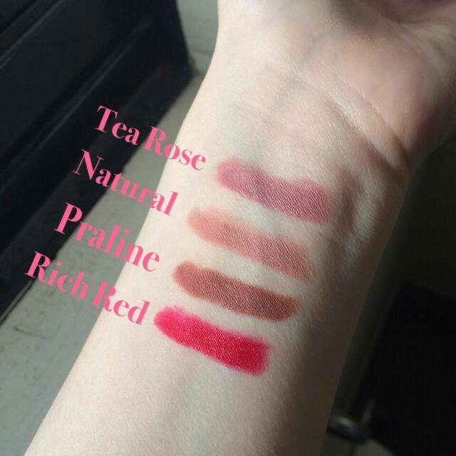  E L F  Matte Lip Color Natural Rich Red Kesehatan 