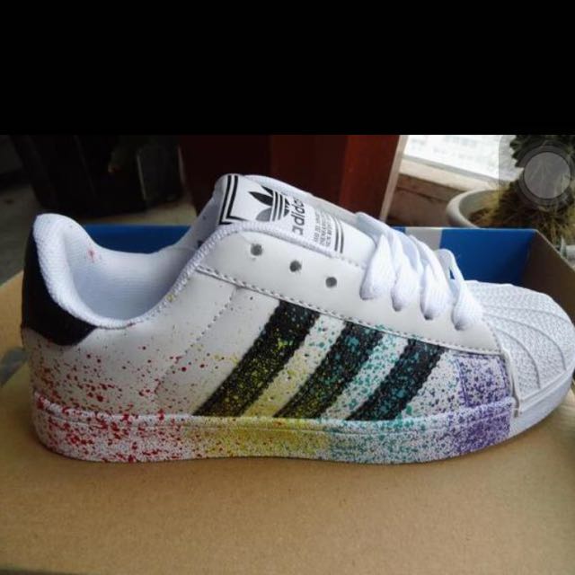 adidas spray paint shoes