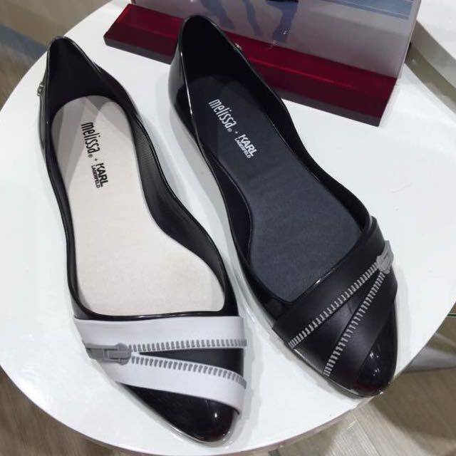 Melissa karl lagerfeld best sale flats